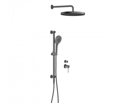 Встраиваемый комплект для душа Feramolli Sole SGB7, графит 