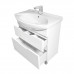 Тумба с раковиной подвесная/напольная Dreja Laguna Plus 85 см, белый