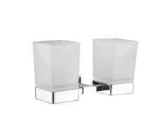 Стакан для ванной комнаты двойной Shevanik SG5622, хром