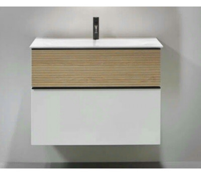 Тумба под раковину 80 Burgbad Fiumo SFXN 082 F3956 FOT45 G0200 белый матовый 