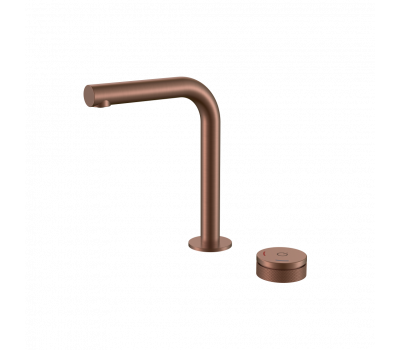 Смеситель автоматический для раковины на 2 отв. TECH BRUSHED BRONZE Boheme 158-BRB брашированная бронза 