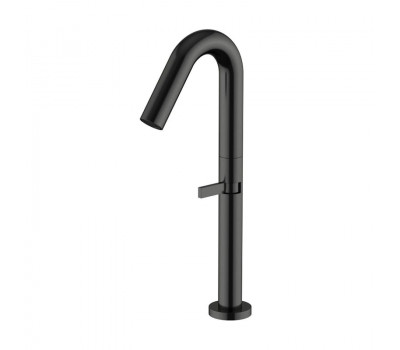 Смеситель для раковины высокий Knotlor SS-31/GM, оружейная сталь