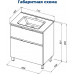 Тумба с раковиной Aquanet Алвита new 70 (Flat) напольная 2 ящ. цв. белый матовый 00345677 Тумба с раковиной Aquanet Алвита new 70 (Flat) напольная 2 ящ. цв. белый матовый 00345677