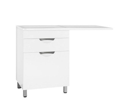 Тумба под раковину 120 Style Line Жасмин 60 1 ящик с корзиной, Космос, Люкс PLUS 