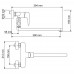 Смеситель для ванны WasserKRAFT Vils 5600 5602L Хром 