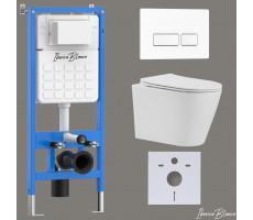 Комплект 3в1 IBERICA BLANCA инсталляция SILENCIO, унитаз BURGOS ALTO белый, кнопка смыва ESTI-R белый глянцевый (IB001.BRA.234.211) Комплект 3в1 IBERICA BLANCA инсталляция SILENCIO, унитаз BURGOS ALTO белый, кнопка смыва ESTI-R белый глянцевый (IB001.BRA.234.211)