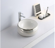 Умывальник CeramaLux 5004SP серый 