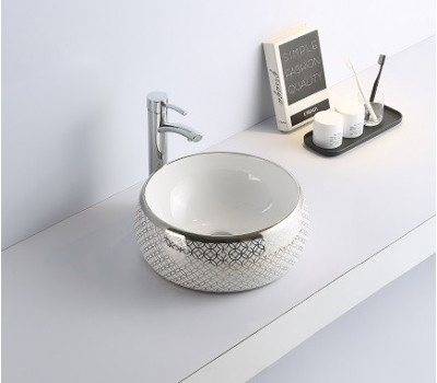 Умывальник CeramaLux 5004SP серый 