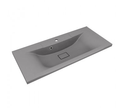 Раковина Florentina Прима 100 см 10.010.01000.307, серый шёлк 