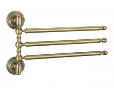 Держатель для полотенец Savol поворотный 3-ой S-006603C бронза 