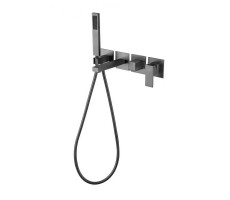 Смеситель для ванны встраиваемый Grocenberg GB5060BG, графит 