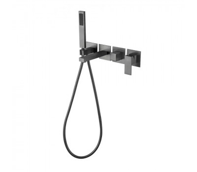 Смеситель для ванны встраиваемый Grocenberg GB5060BG, графит 