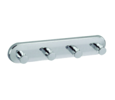 Вешалка c 4 крючками Line, глянцевая 16507.B, шт NOFER 16507.B 
