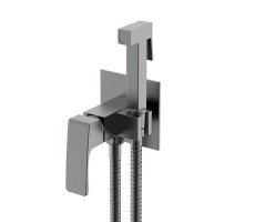 Смеситель Raglo встраиваемый с гигиеническим душем R01.52.09 графит 