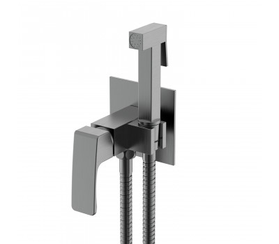 Смеситель Raglo встраиваемый с гигиеническим душем R01.52.09 графит Смеситель Raglo встраиваемый с гигиеническим душем R01.52.09 графит