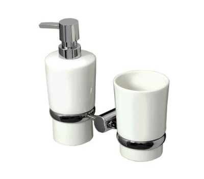 Стакан/дозатор WasserKRAFT  K-28289 Хром 