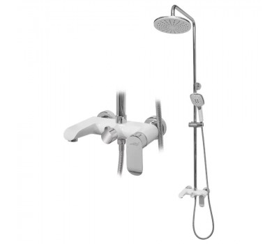 Душевая система Hansberge H5033W белый/хром Душевая система Hansberge H5033W белый/хром