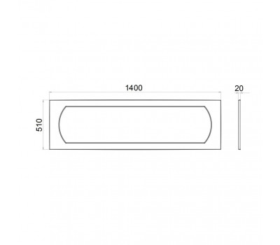 Экран к ванне Gamma/Стандарт 140 Triton Щ0000025830 