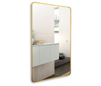 Зеркало AZARIO INCANTO 600х1000 бесконтактный сенсор, подсветка с диммером, цвет золото LED-00002558 