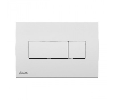 Кнопка смыва Ravak UNI 24.7хх16.5 для инсталляции, пластик, цвет Белый X01457 