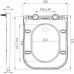 Крышка-сиденье для унитаза Allen Brau Infinity 4.21010.20 белый глянец