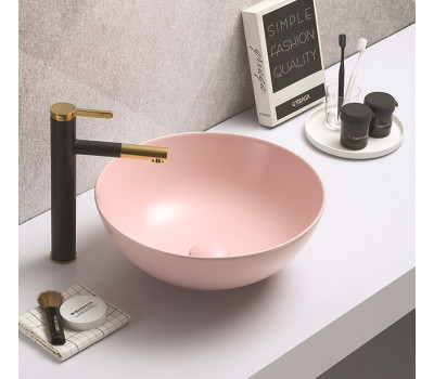 Умывальник CeramaLux 104MP-3 Розовый 