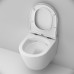Унитаз подвесной FlashClean с сиденьем микролифт AM.PM Sense C741701SC Белый 