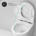 Унитаз подвесной FlashClean с сиденьем микролифт AM.PM Sense C741701SC Белый 