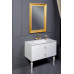 Тумба Armadi Art Piazza 80 белая + Золото 841-080-WG 