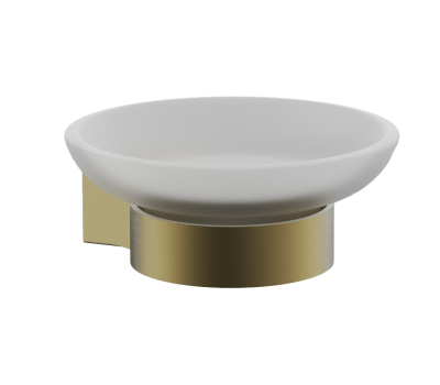 Мыльница BELZ брашированное золото B91302 золотой 