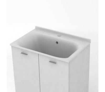 Раковина 75х50см Kerasan Aquadom 029301*1 цвет белый 