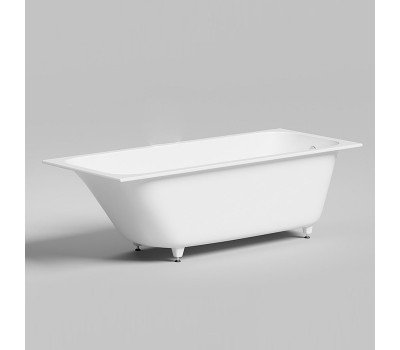 Встраиваемая ванна 160х70 Salini ORLANDA 102025M S-Stone, белый матовый (без слива-перелива) 