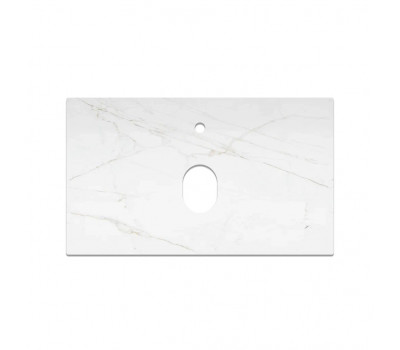 Столешница La Fenice Granite Gray Structural Terra 80 см, белая  Столешница La Fenice Granite Gray Structural Terra 80 см, белая