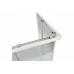 Душевой угол с поддоном Royal Bath RB 8100BP-T (прозрачное) правый белый 