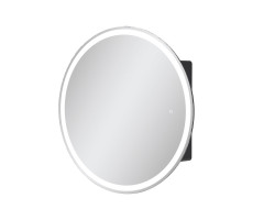 Зеркальный шкаф EQUIL Smile LED D700 подвесной графит софт Зеркальный шкаф EQUIL Smile LED D700 подвесной графит софт