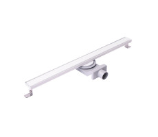 Душевой трап PLUMBERIA SELECTION PSL LINEAR PSL100BO, белый матовый 
