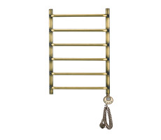 Полотенцесушитель электрический Domoterm Стефано Стефано П6 400x600 АБР ER Античная бронза Полотенцесушитель электрический Domoterm Стефано Стефано П6 400x600 АБР ER Античная бронза