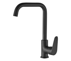 Смеситель для кухни WesnaArt NOVA NOV03-150Black, черный