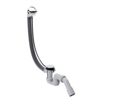 Слив-перелив Hansgrohe Flexaplus 58143000 для ванны, полуавтомат, хром