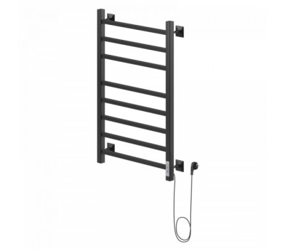Полотенцесушитель электрический Ника STEP-2 80/40 RAL9005 черный матовый правый тэн черный матовый Полотенцесушитель электрический Ника STEP-2 80/40 RAL9005 черный матовый правый тэн черный матовый