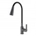 Смеситель Splenka для кухни с гибким изливом S06.43.09 графит 