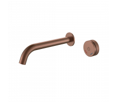 Смеситель автоматический для раковины из стены на 2 отв. TECH Brushed Bronze Boheme 158/2-BRB брашированная бронза Смеситель автоматический для раковины из стены на 2 отв. TECH Brushed Bronze Boheme 158/2-BRB брашированная бронза