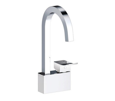 Смеситель для кухни WasserKRAFT Aller 1060 WHITE 1067W белый матовый/хром 