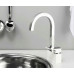 Смеситель для кухни WasserKRAFT Aller 1060 WHITE 1067W белый матовый/хром 