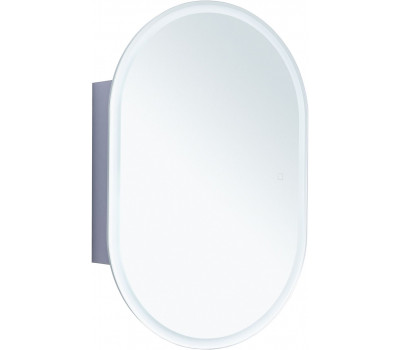 Зеркальный шкаф Aquanet Монте 60 белый, с LED подсветкой 00344788 