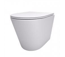 Унитаз подвесной Maretti Florenza безободковый с микролифтом, FL10PBM97-844, белый Унитаз подвесной Maretti Florenza безободковый с микролифтом, FL10PBM97-844, белый