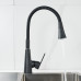 Смеситель для кухни с гибким изливом Raffine F313H-3, черный