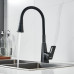 Смеситель для кухни с гибким изливом Raffine F313H-3, черный