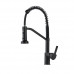 Смеситель для кухни с гибким изливом Shevanik S963H, черный