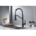 Смеситель для кухни с гибким изливом Shevanik S963H, черный